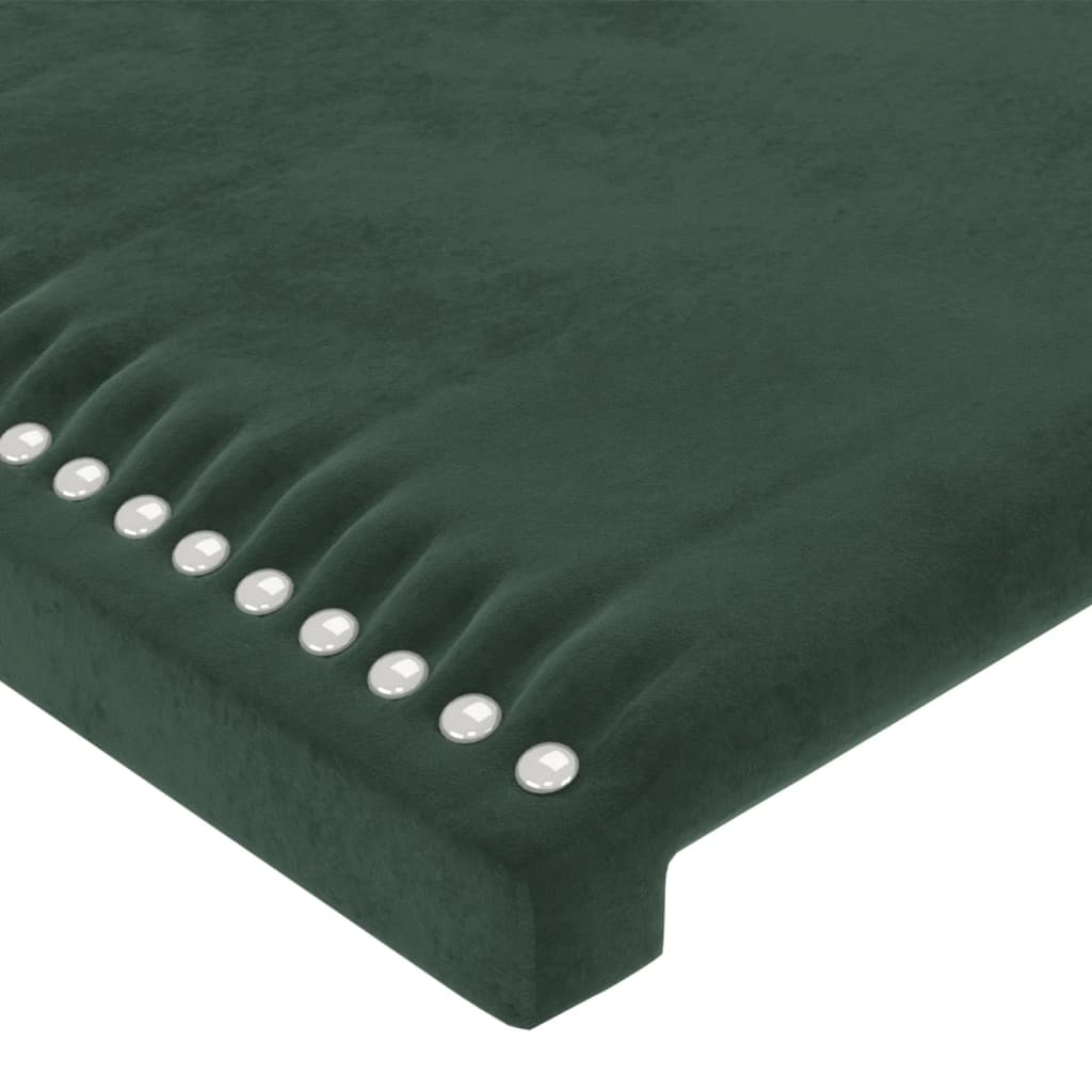 Hoofdbord 80x5x78/88 cm fluweel donkergroen is nu te koop bij PeponiXL, paradijselijk wonen!