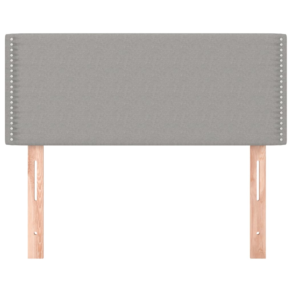 Hoofdbord 90x5x78/88 cm stof lichtgrijs is nu te koop bij PeponiXL, paradijselijk wonen!