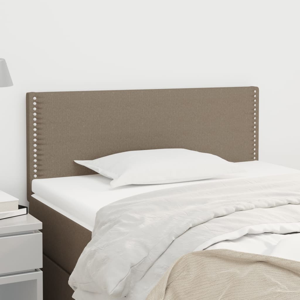 Hoofdbord 90x5x78/88 cm stof taupe is nu te koop bij PeponiXL, paradijselijk wonen!