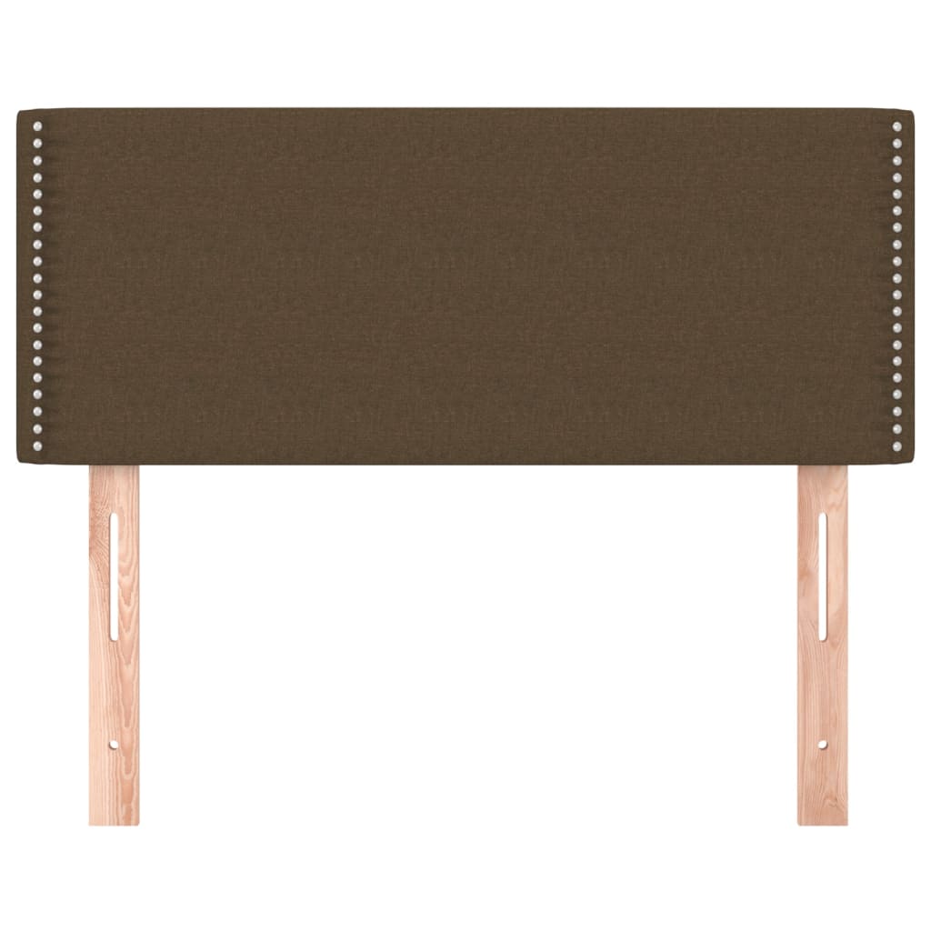 Hoofdbord 100x5x78/88 cm stof donkerbruin is nu te koop bij PeponiXL, paradijselijk wonen!