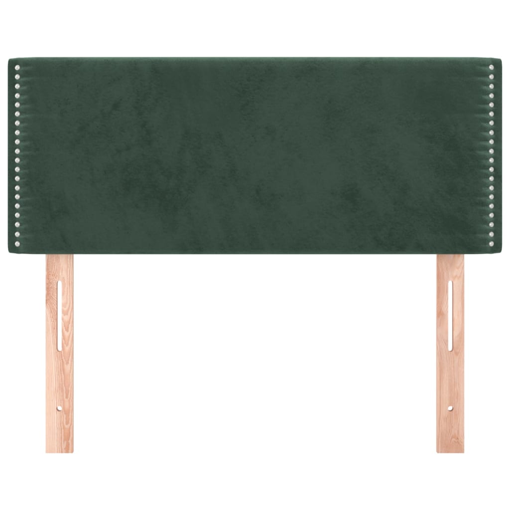 Hoofdbord 100x5x78/88 cm fluweel donkergroen is nu te koop bij PeponiXL, paradijselijk wonen!