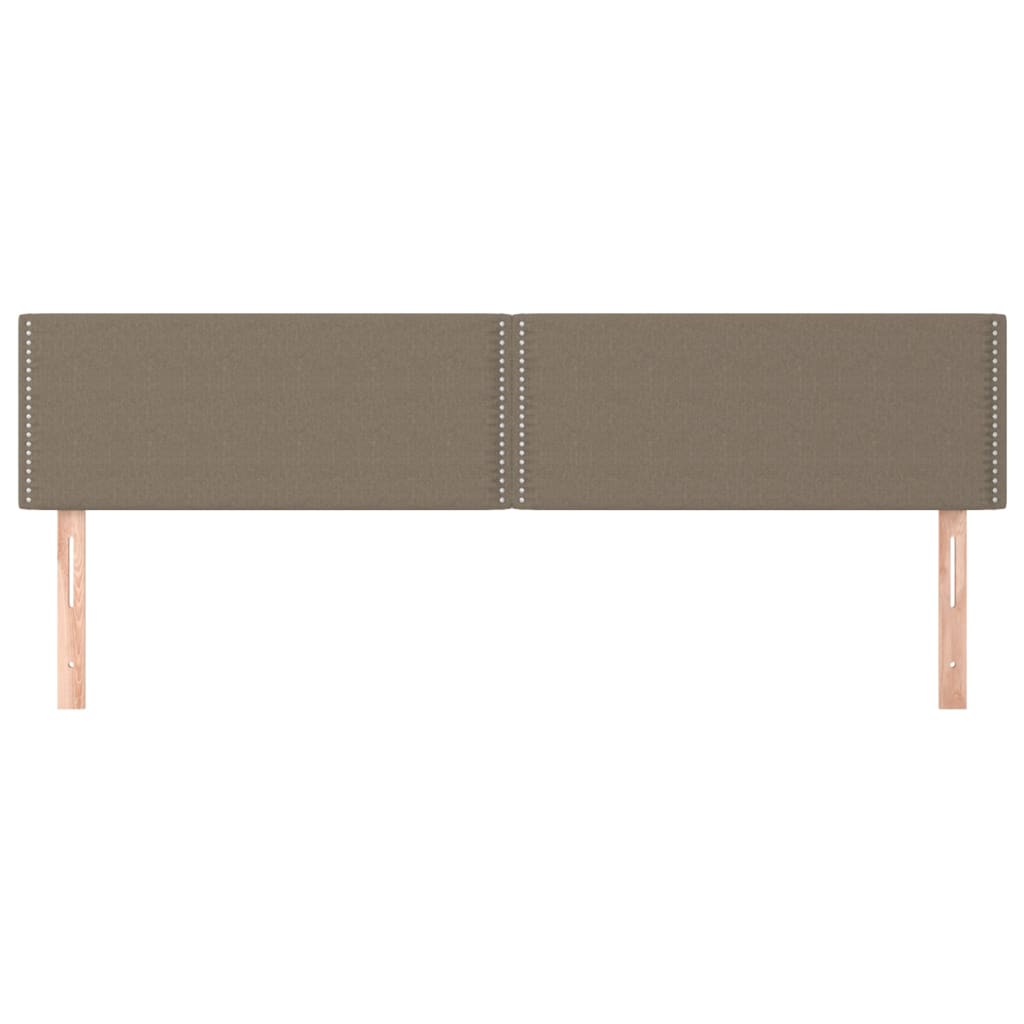 Hoofdborden 180x5x78/88 cm stof taupe is nu te koop bij PeponiXL, paradijselijk wonen!