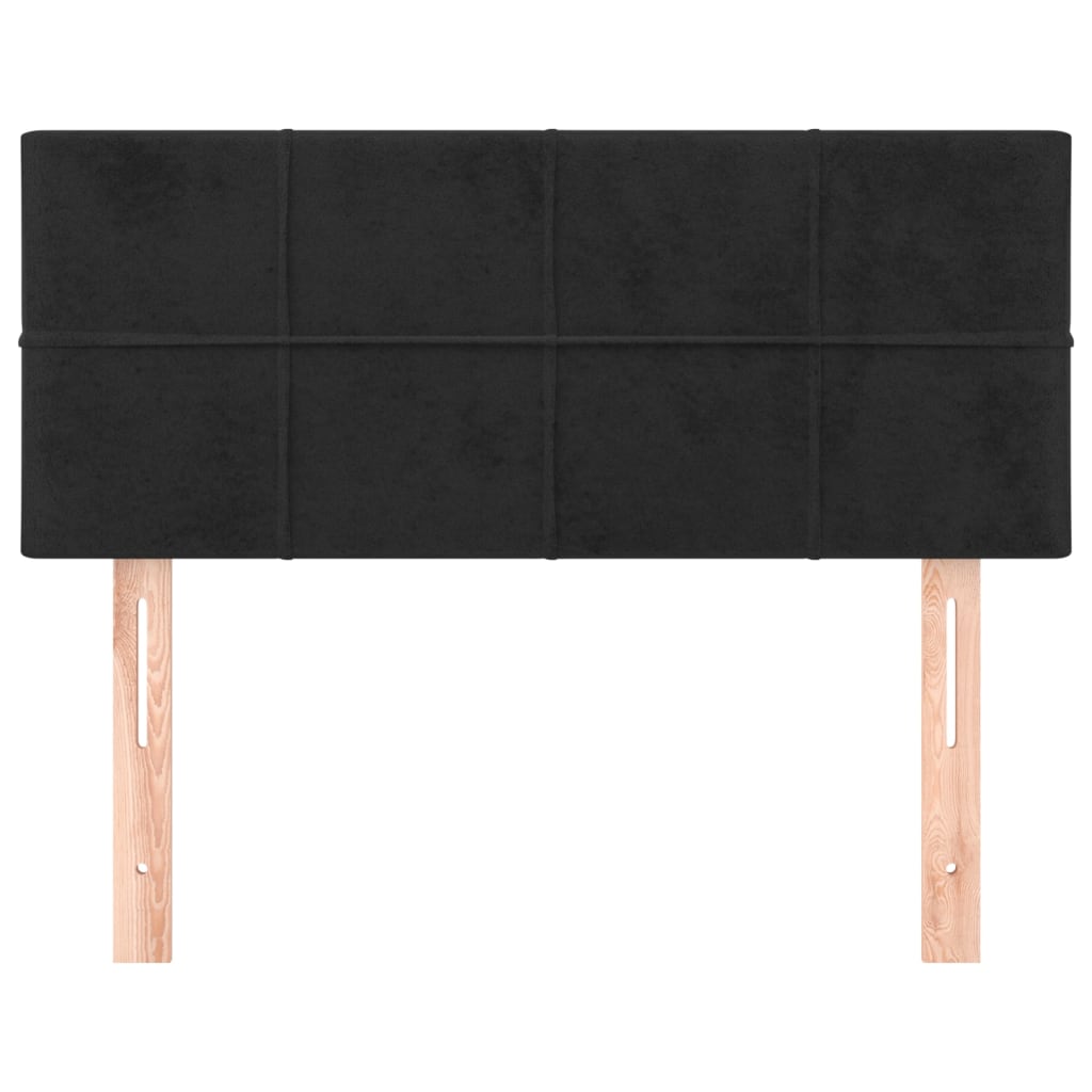 Hoofdbord 80x5x78/88 cm fluweel zwart is nu te koop bij PeponiXL, paradijselijk wonen!