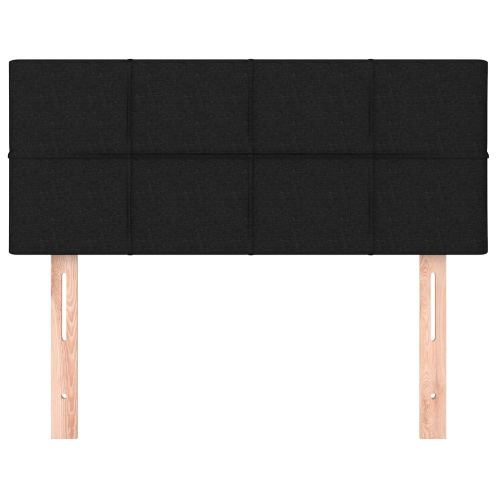 Hoofdbord 90x5x78/88 cm stof zwart is nu te koop bij PeponiXL, paradijselijk wonen!