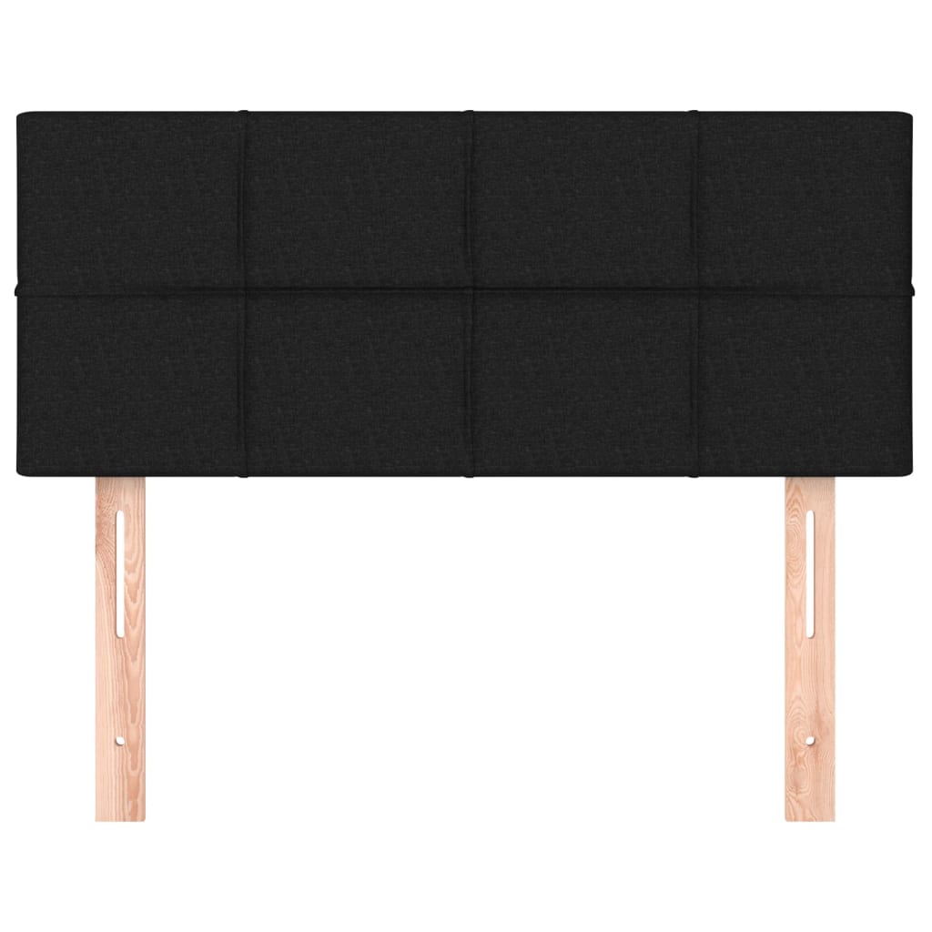 Hoofdbord 100x5x78/88 cm stof zwart is nu te koop bij PeponiXL, paradijselijk wonen!