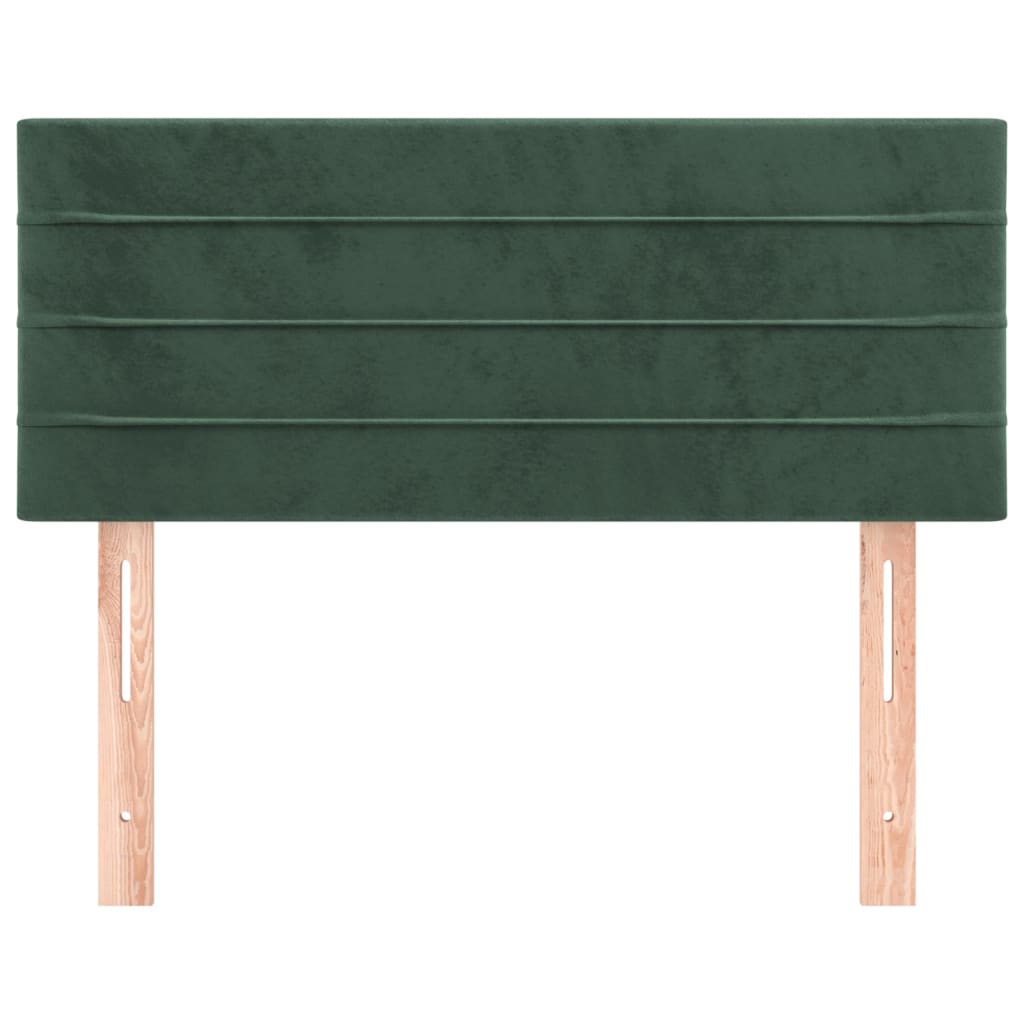 Hoofdbord 90x5x78/88 cm fluweel donkergroen is nu te koop bij PeponiXL, paradijselijk wonen!