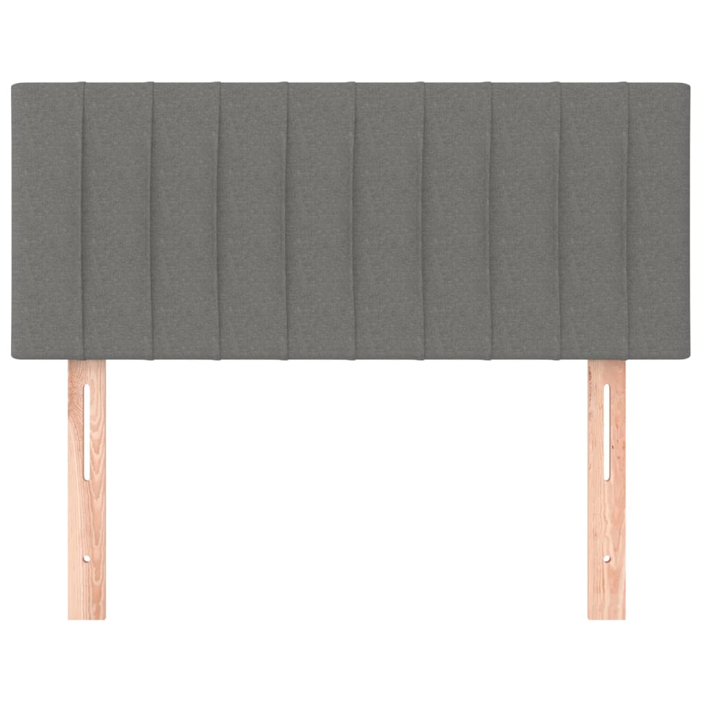 Hoofdbord 100x5x78/88 cm stof donkergrijs is nu te koop bij PeponiXL, paradijselijk wonen!