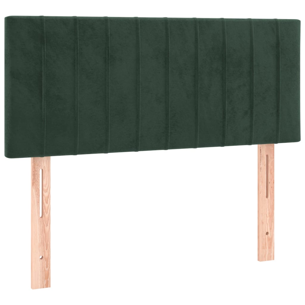 Hoofdbord 100x5x78/88 cm fluweel donkergroen is nu te koop bij PeponiXL, paradijselijk wonen!