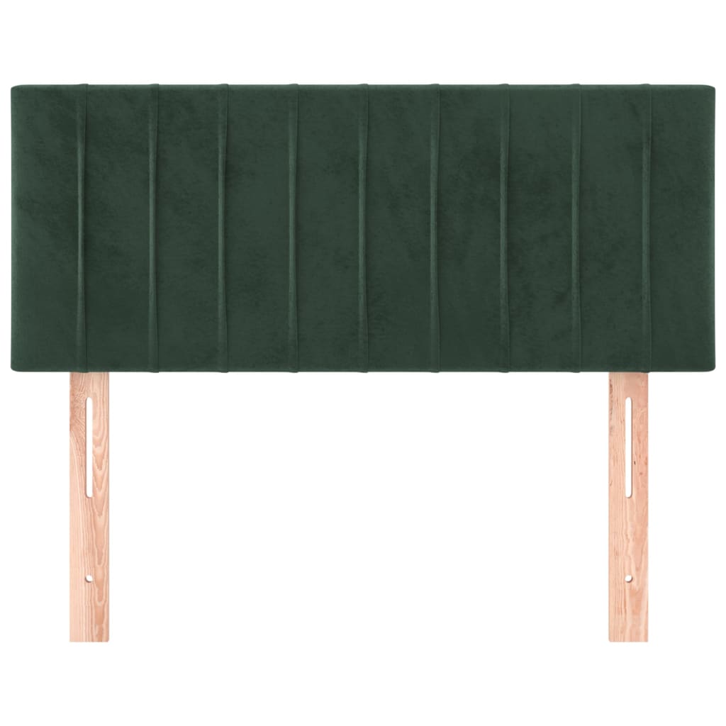 Hoofdbord 100x5x78/88 cm fluweel donkergroen is nu te koop bij PeponiXL, paradijselijk wonen!