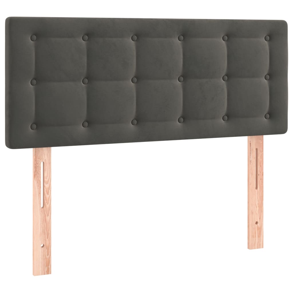 Hoofdbord 80x5x78/88 cm fluweel donkergrijs is nu te koop bij PeponiXL, paradijselijk wonen!