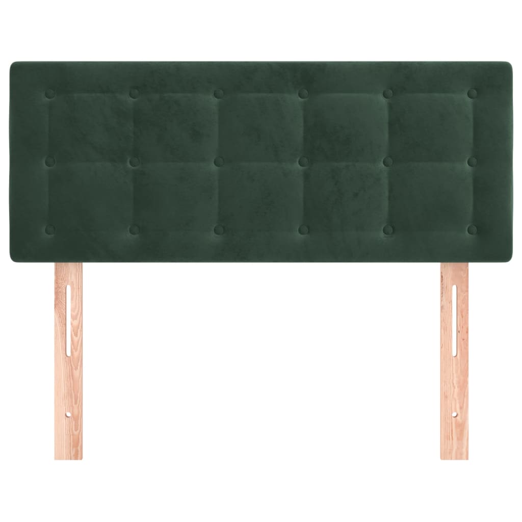 Hoofdbord 80x5x78/88 cm fluweel donkergroen is nu te koop bij PeponiXL, paradijselijk wonen!