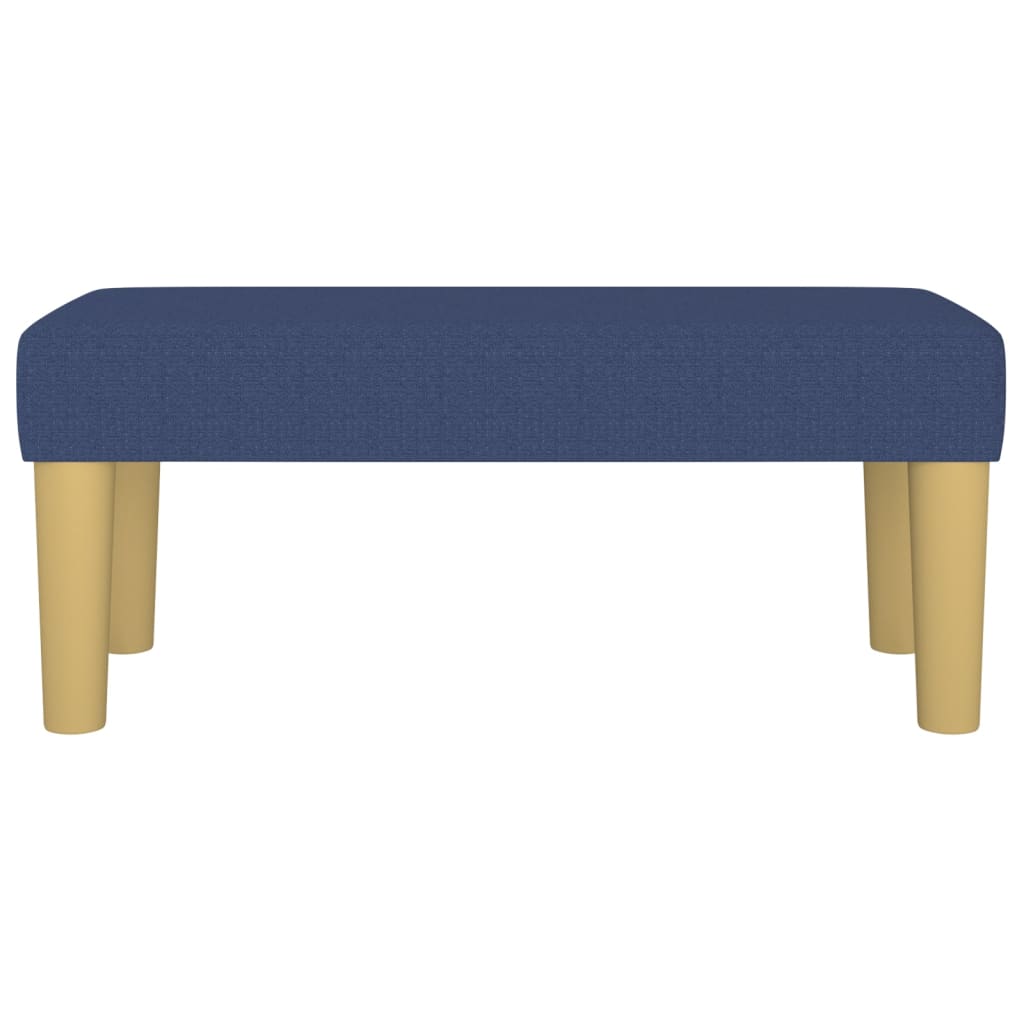Bankje 70x30x30 cm stof blauw is nu te koop bij PeponiXL, paradijselijk wonen!