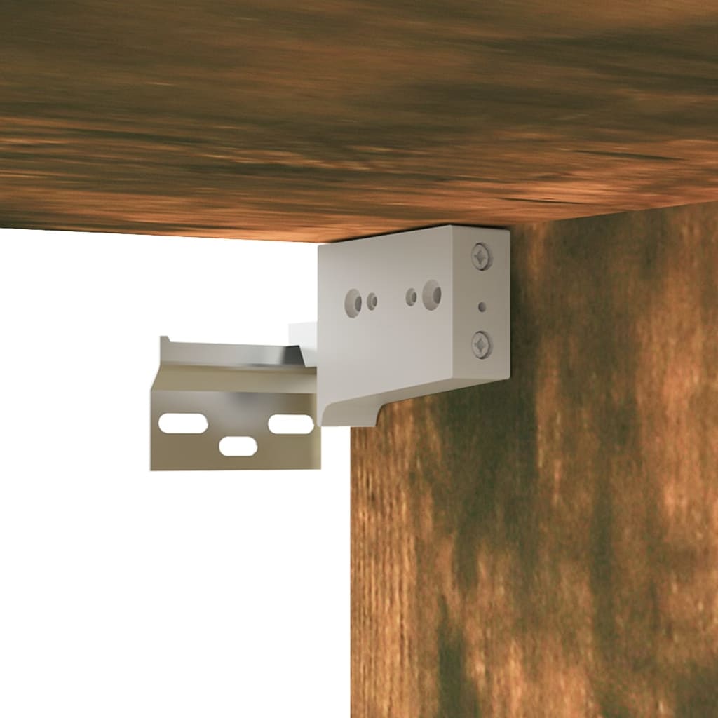 2-delige Tv-meubelset bewerkt hout gerookt eikenkleurig is nu te koop bij PeponiXL, paradijselijk wonen!