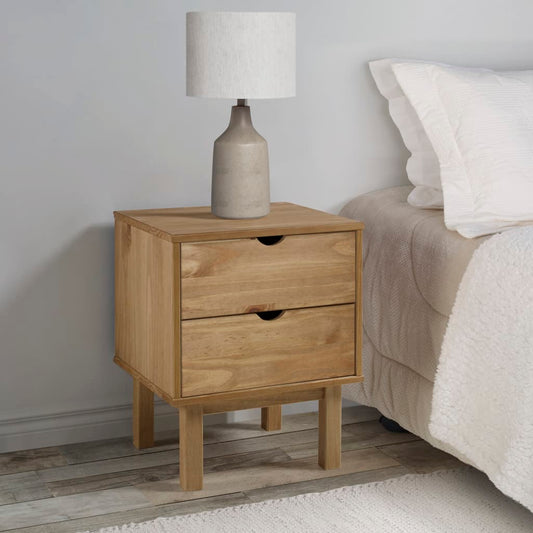 Nachtkastje OTTA 45x39x57 cm massief grenenhout is nu te koop bij PeponiXL, paradijselijk wonen!