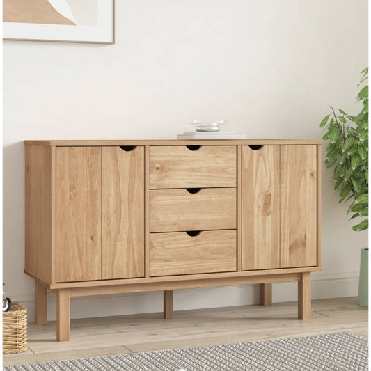 Dressoir OTTA 113,5x43x73 cm massief grenenhout is nu te koop bij PeponiXL, paradijselijk wonen!