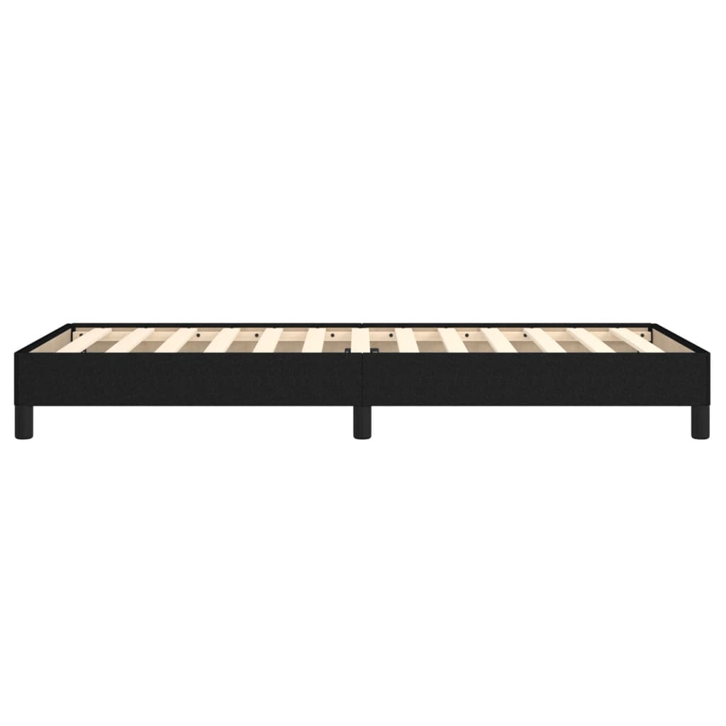 Bedframe zonder matras 90x190 cm stof zwart is nu te koop bij PeponiXL, paradijselijk wonen!