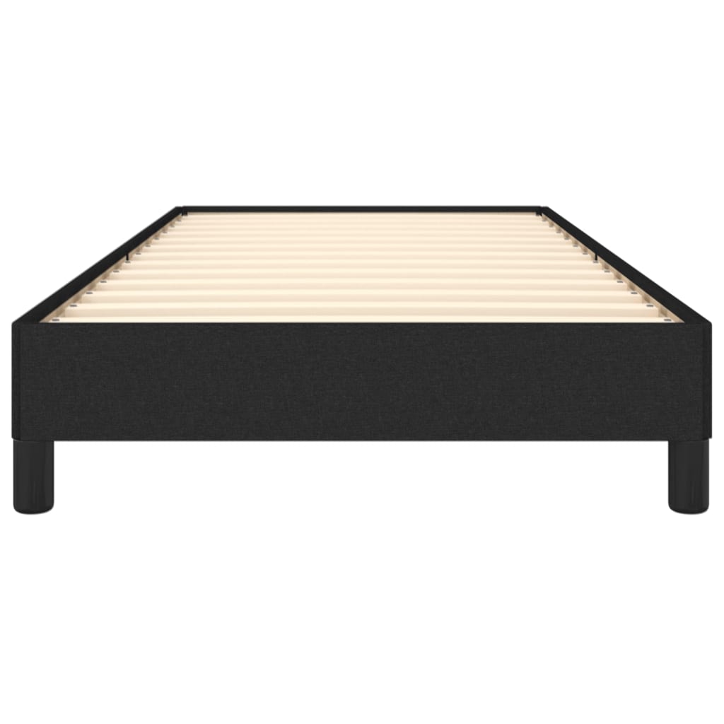 Bedframe zonder matras 100x200 cm stof zwart is nu te koop bij PeponiXL, paradijselijk wonen!
