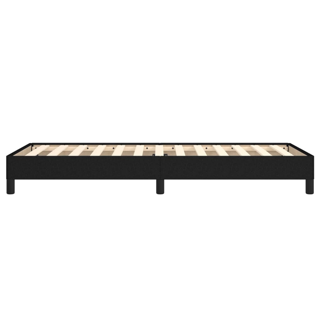 Bedframe zonder matras 100x200 cm stof zwart is nu te koop bij PeponiXL, paradijselijk wonen!