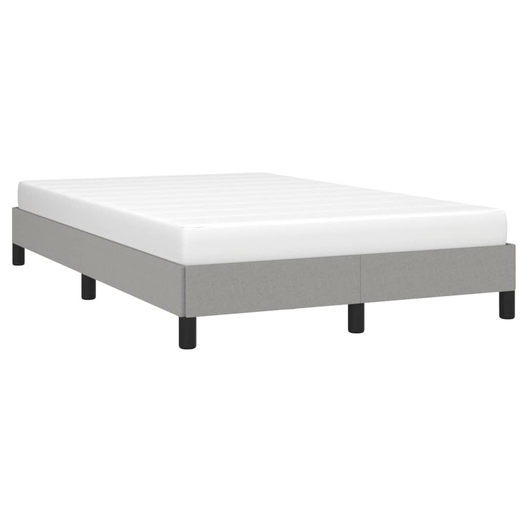 Bedframe zonder matras 120x200 cm stof lichtgrijs is nu te koop bij PeponiXL, paradijselijk wonen!