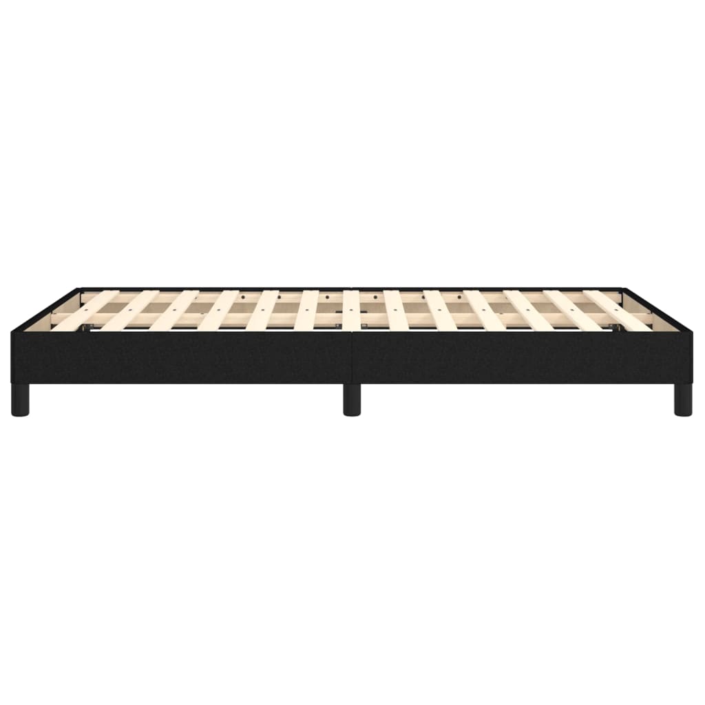 Bedframe zonder matras 120x200 cm stof zwart is nu te koop bij PeponiXL, paradijselijk wonen!