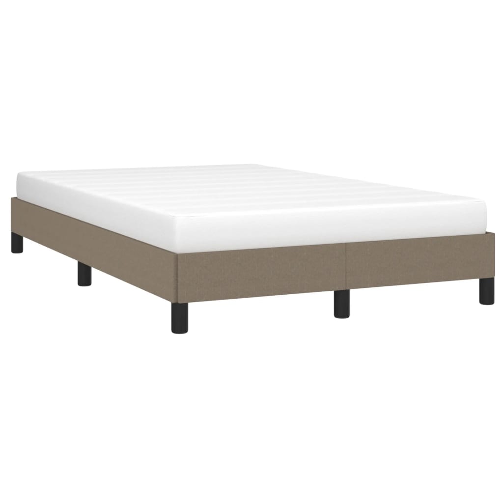 Bedframe zonder matras 120x200 cm stof taupe is nu te koop bij PeponiXL, paradijselijk wonen!