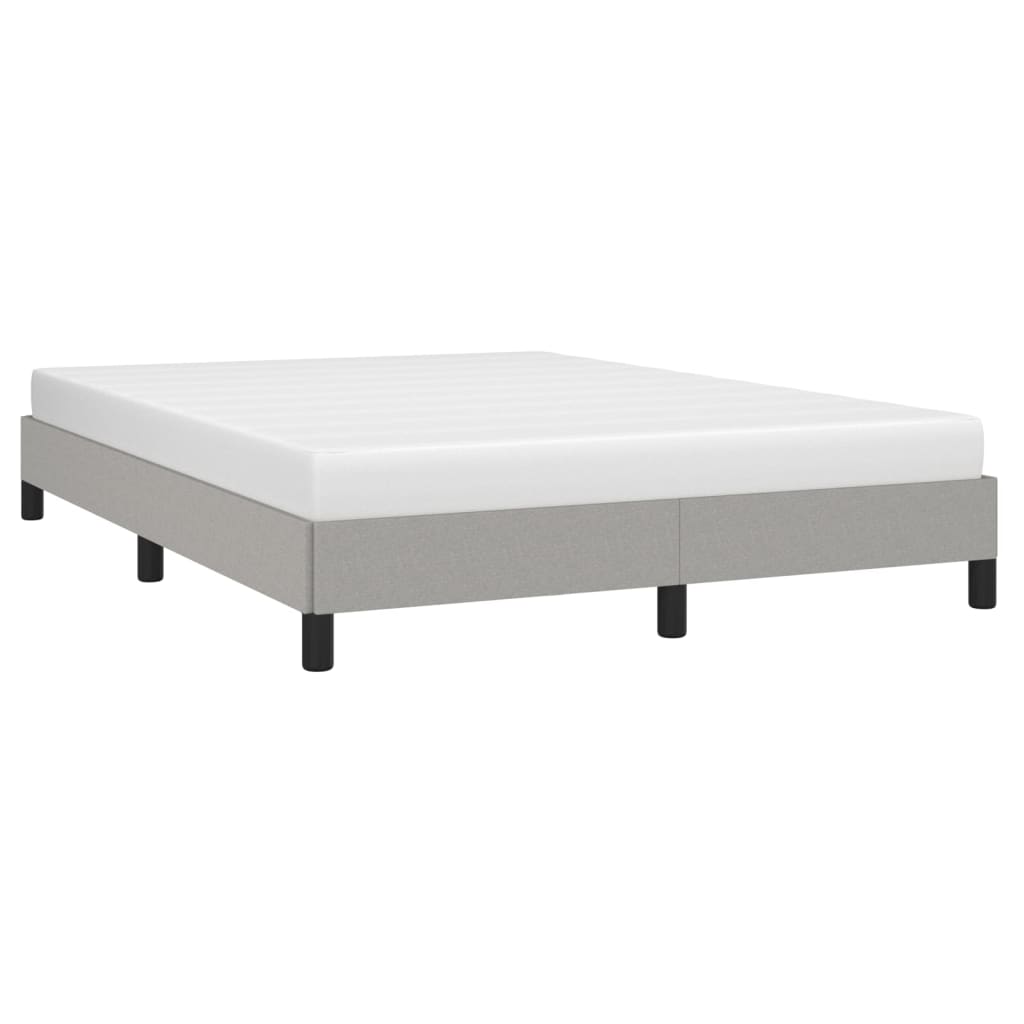 Bedframe zonder matras stof lichtgrijs 140x190 cm is nu te koop bij PeponiXL, paradijselijk wonen!