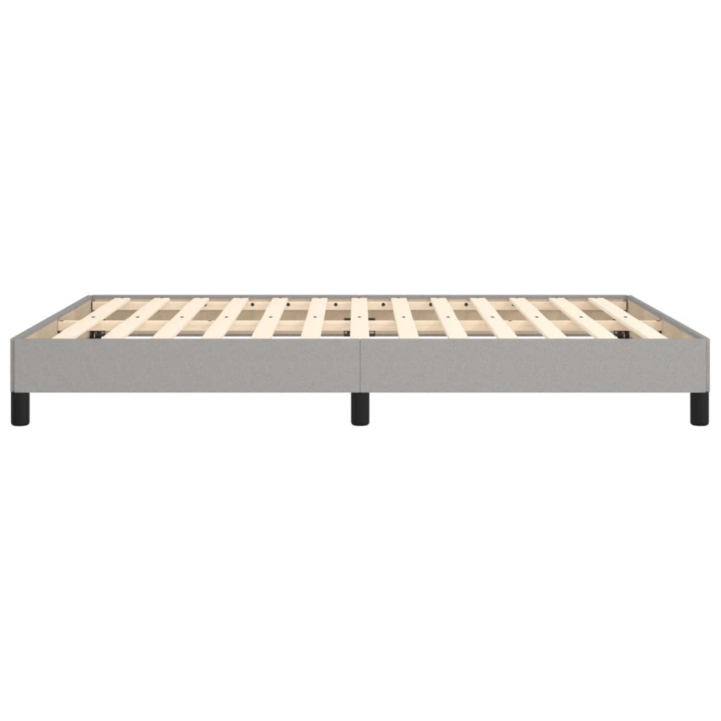 Bedframe zonder matras stof lichtgrijs 140x190 cm is nu te koop bij PeponiXL, paradijselijk wonen!
