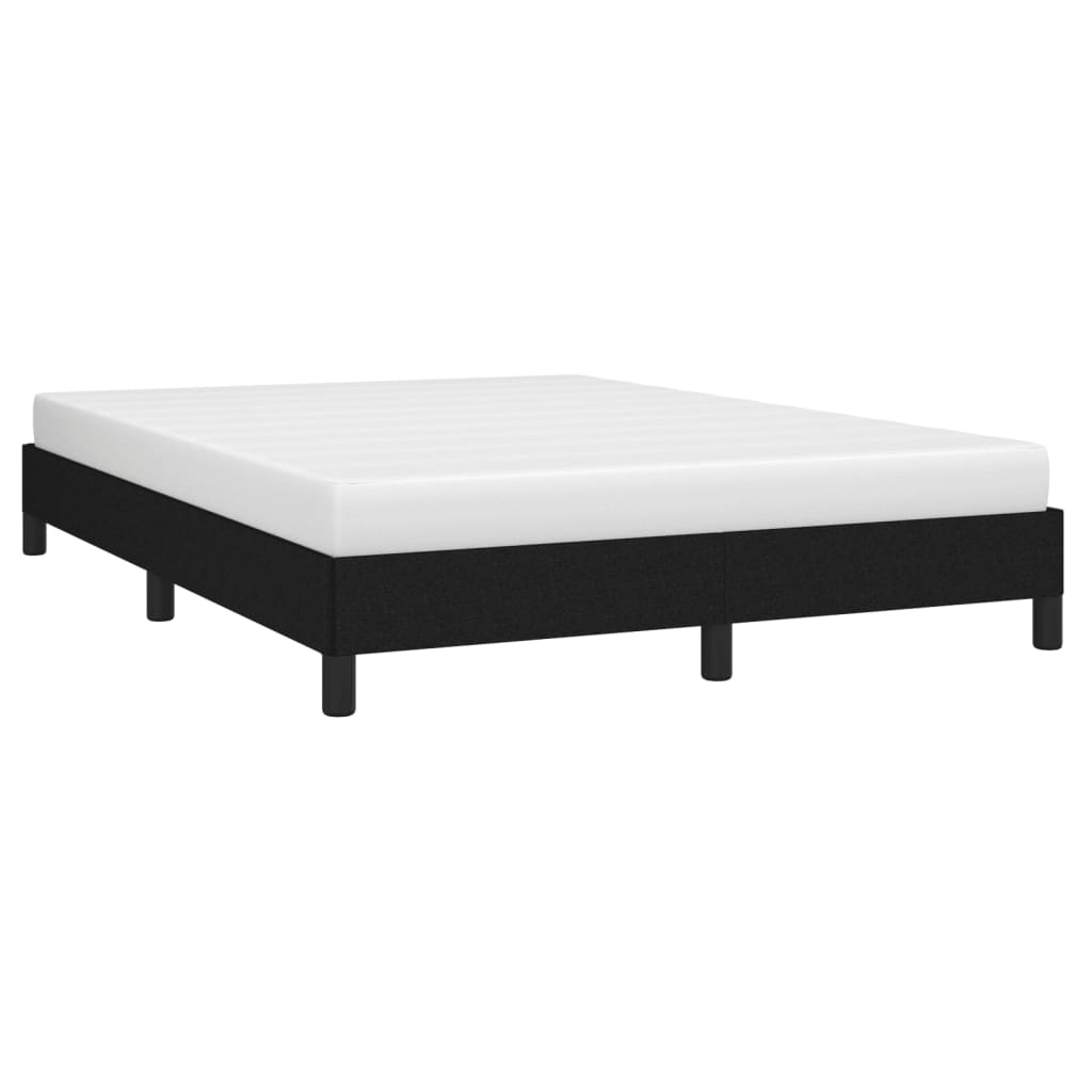 Bedframe zonder matras stof zwart 140x190 cm is nu te koop bij PeponiXL, paradijselijk wonen!