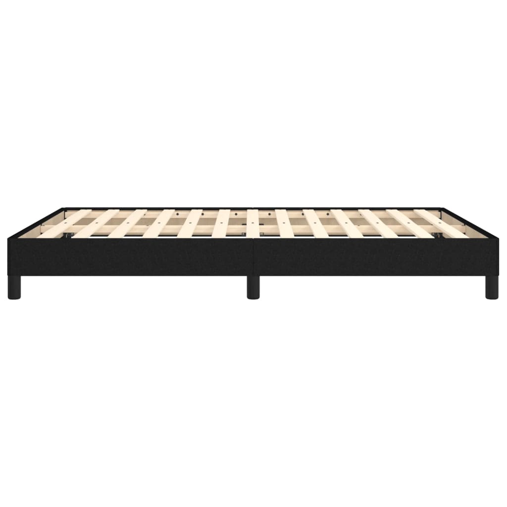 Bedframe zonder matras stof zwart 140x190 cm is nu te koop bij PeponiXL, paradijselijk wonen!