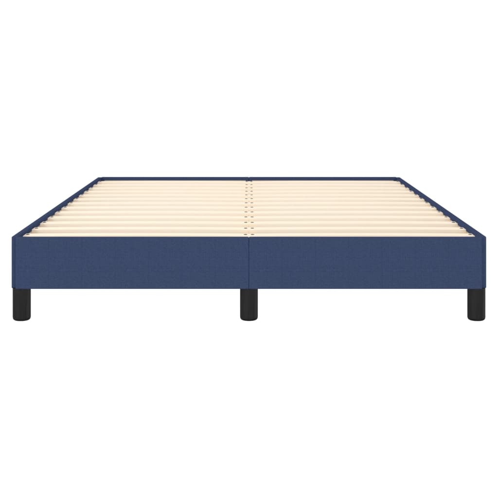 Bedframe zonder matras stof blauw 140x190 cm is nu te koop bij PeponiXL, paradijselijk wonen!