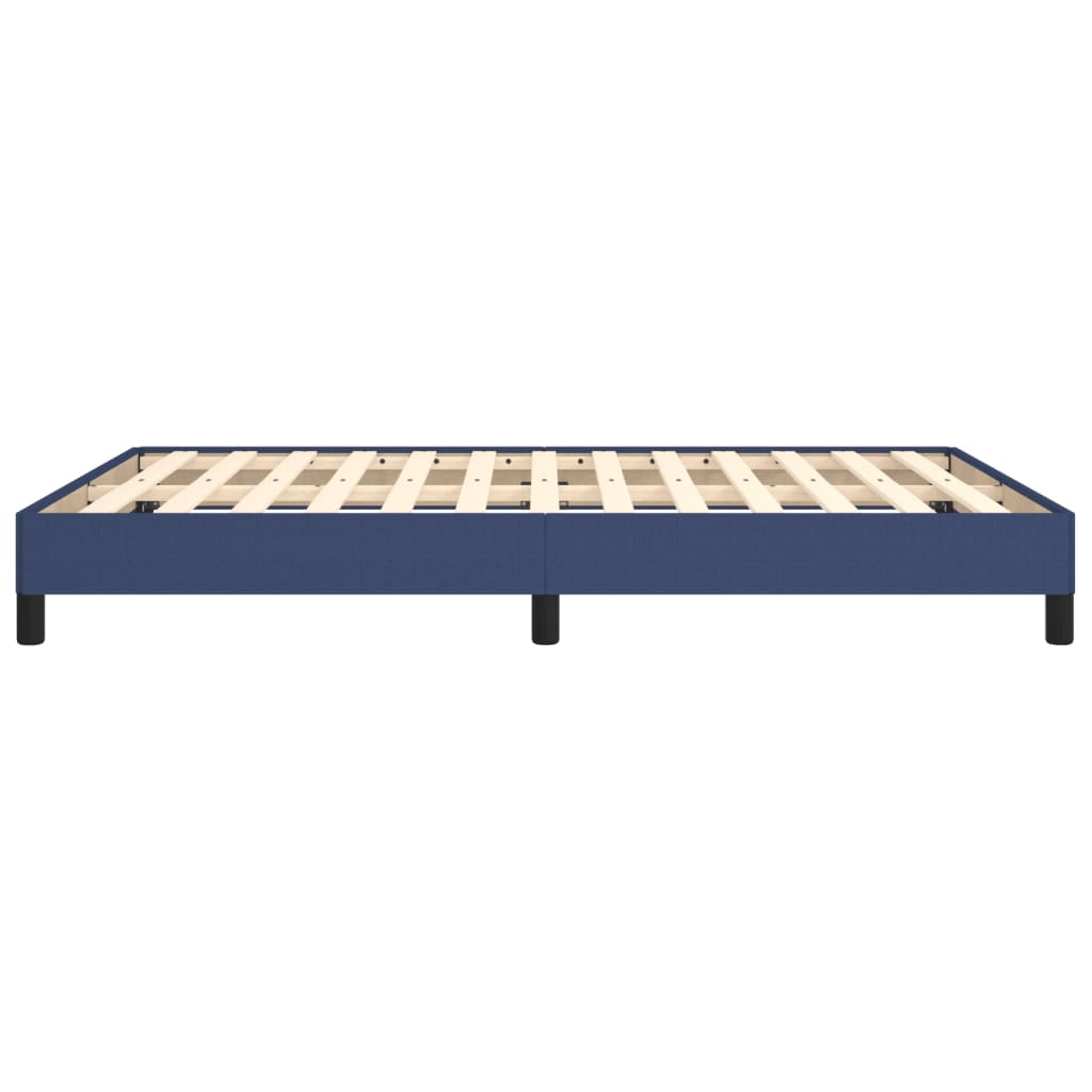 Bedframe zonder matras stof blauw 140x190 cm is nu te koop bij PeponiXL, paradijselijk wonen!