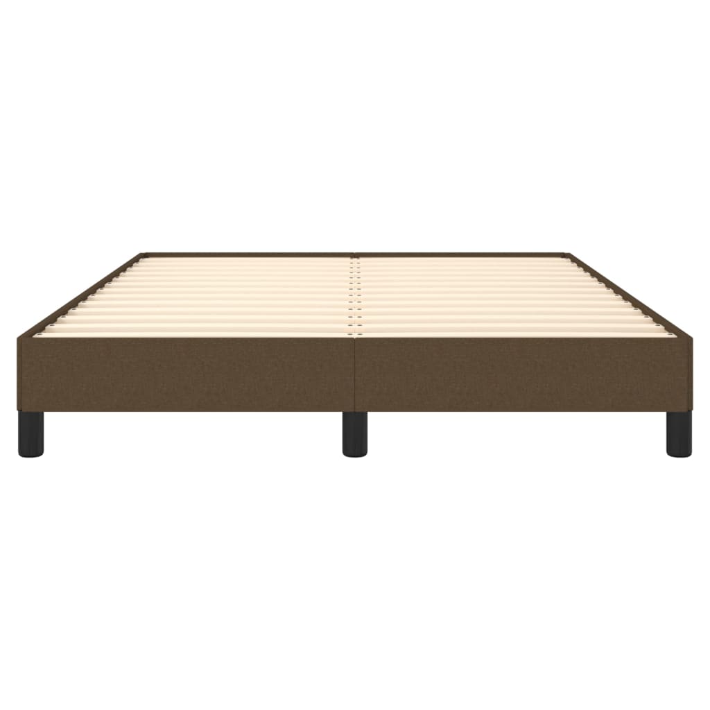 Bedframe zonder matras stof donkerbruin 140x200 cm is nu te koop bij PeponiXL, paradijselijk wonen!