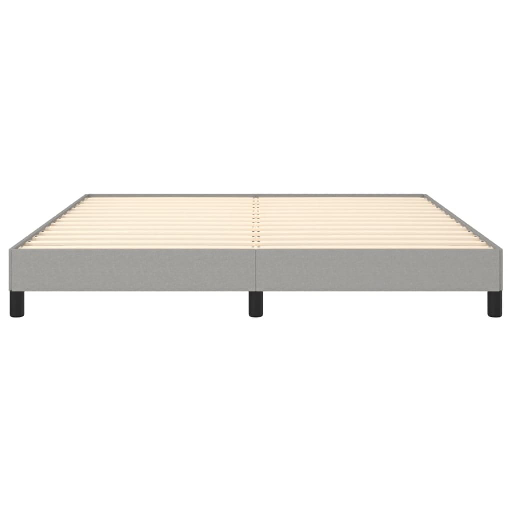 Bedframe zonder matras stof lichtgrijs 160x200 cm is nu te koop bij PeponiXL, paradijselijk wonen!