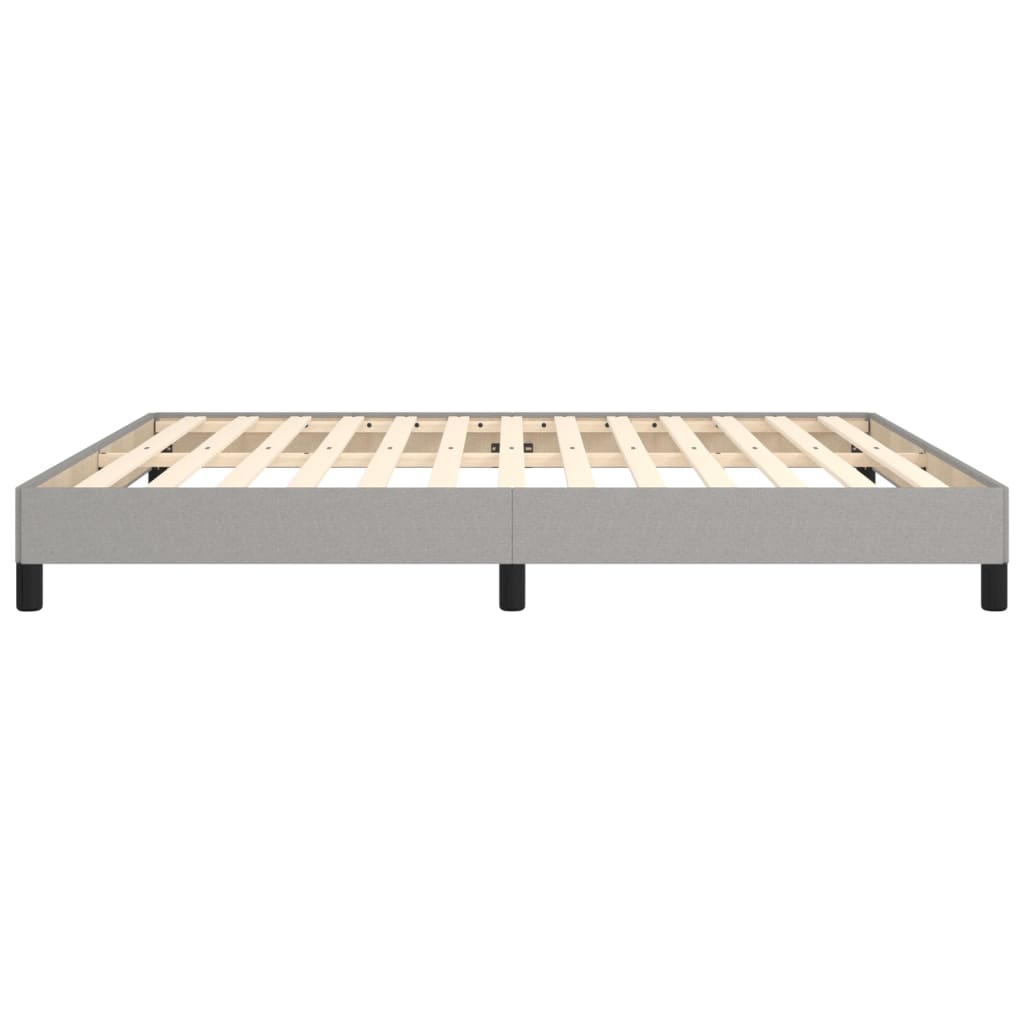 Bedframe zonder matras stof lichtgrijs 160x200 cm is nu te koop bij PeponiXL, paradijselijk wonen!