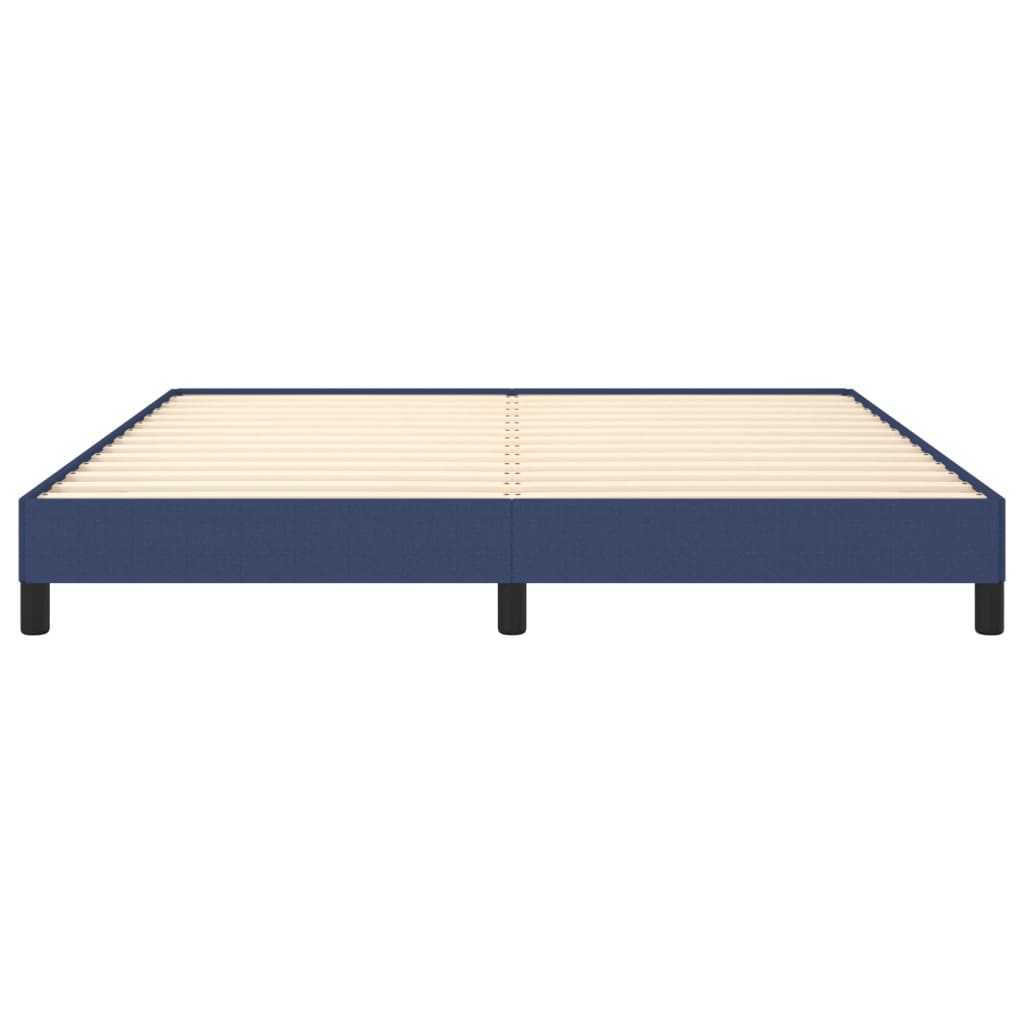 Bedframe zonder matras stof blauw 160x200 cm is nu te koop bij PeponiXL, paradijselijk wonen!