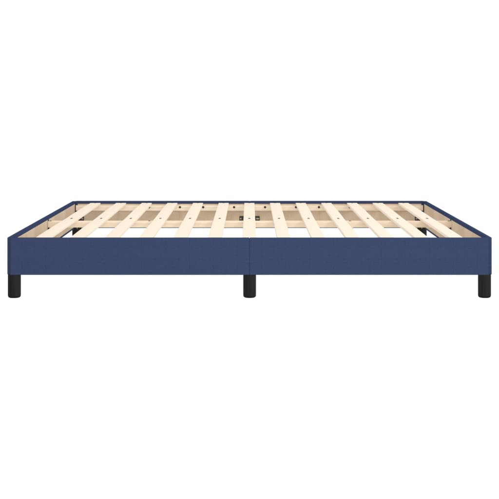 Bedframe zonder matras stof blauw 160x200 cm is nu te koop bij PeponiXL, paradijselijk wonen!