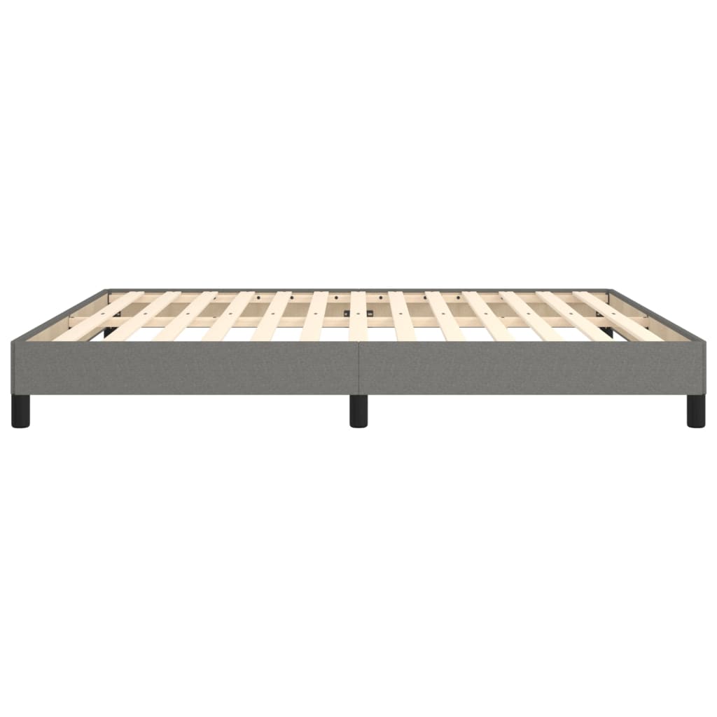 Bedframe zonder matras stof donkergrijs 180x200 cm is nu te koop bij PeponiXL, paradijselijk wonen!