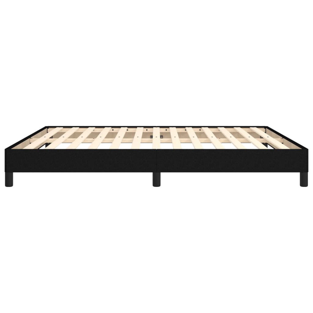 Bedframe zonder matras stof zwart 180x200 cm is nu te koop bij PeponiXL, paradijselijk wonen!