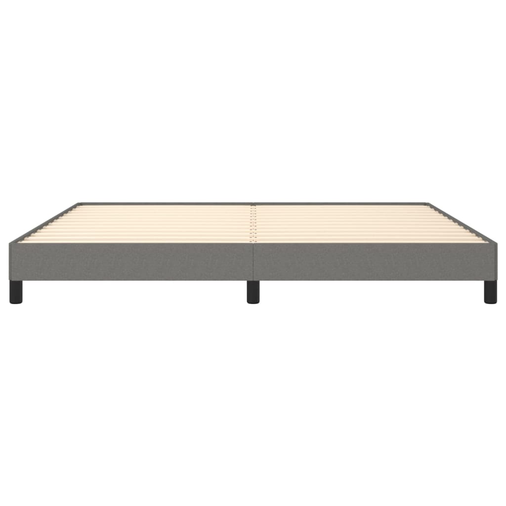 Bedframe zonder matras stof donkergrijs 200x200 cm is nu te koop bij PeponiXL, paradijselijk wonen!