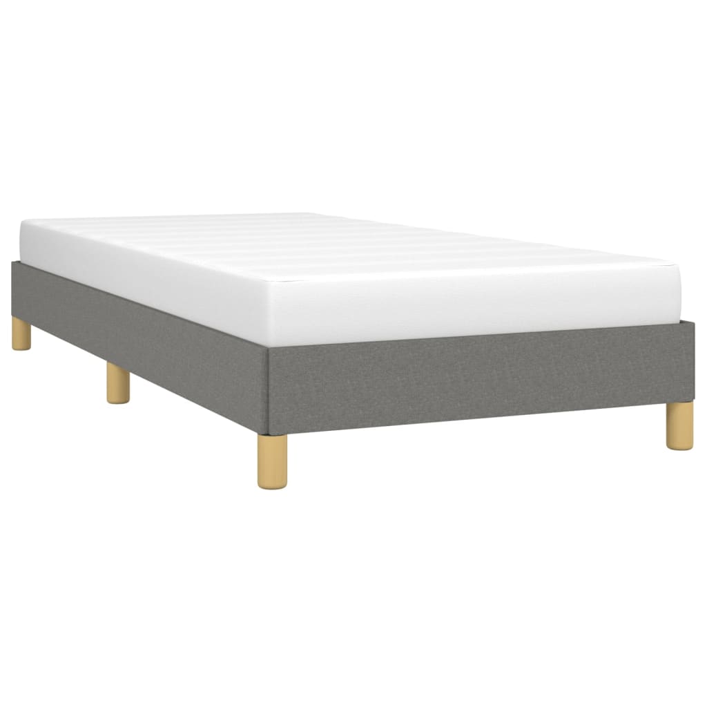 Bedframe zonder matras 80x200 cm stof donkergrijs is nu te koop bij PeponiXL, paradijselijk wonen!