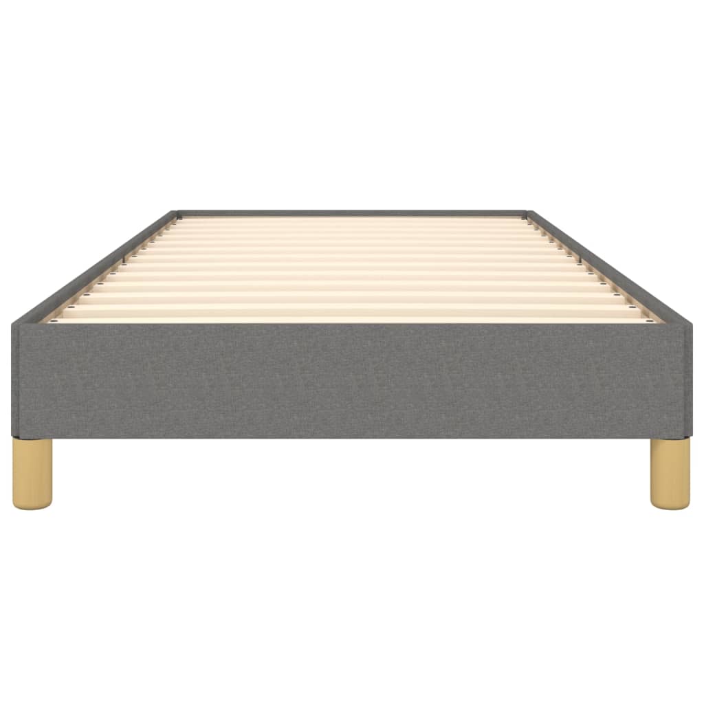 Bedframe zonder matras 80x200 cm stof donkergrijs is nu te koop bij PeponiXL, paradijselijk wonen!