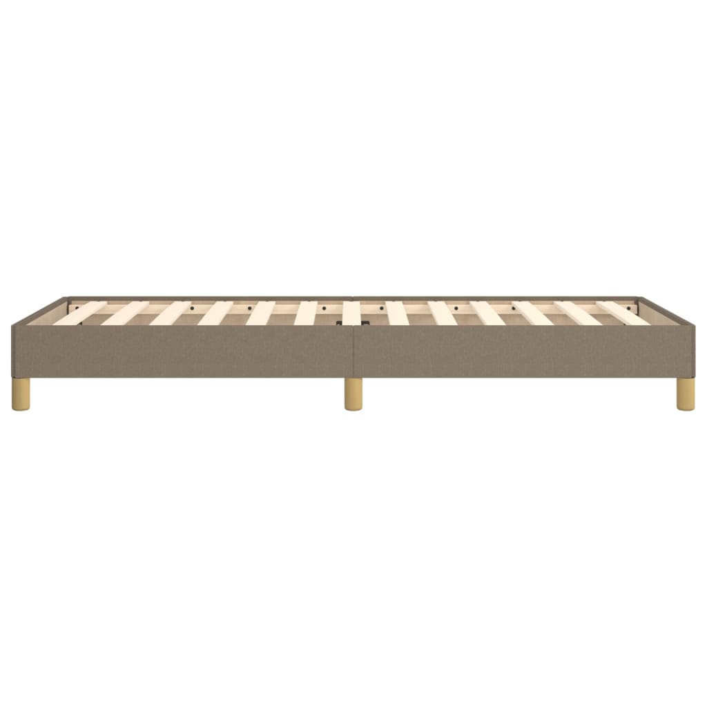 Bedframe zonder matras 80x200 cm stof taupe is nu te koop bij PeponiXL, paradijselijk wonen!