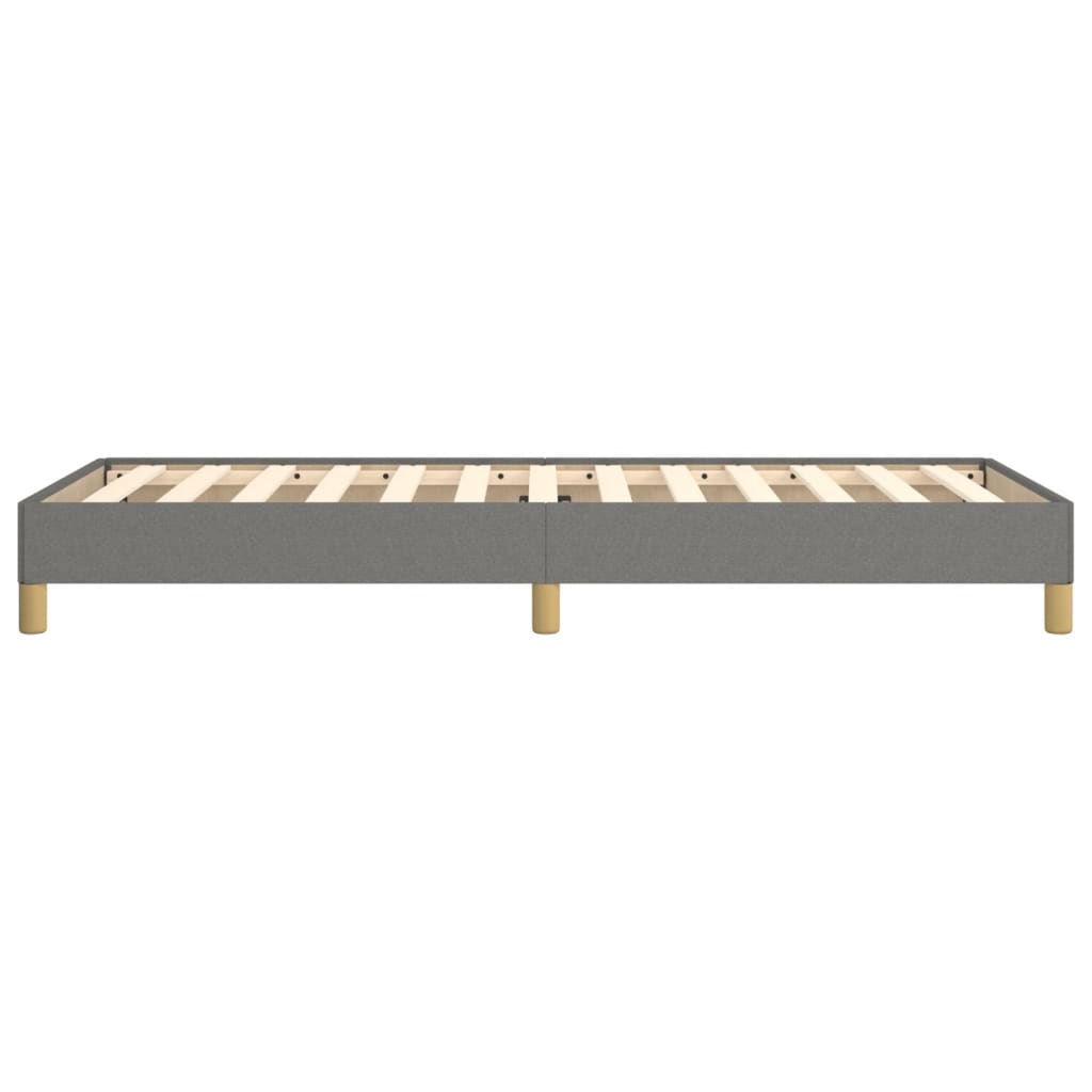 Bedframe zonder matras 90x190 cm stof donkergrijs is nu te koop bij PeponiXL, paradijselijk wonen!