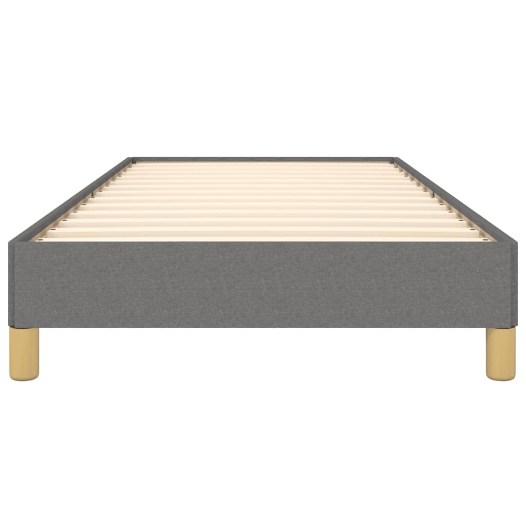 Bedframe zonder matras 90x200 cm stof donkergrijs is nu te koop bij PeponiXL, paradijselijk wonen!