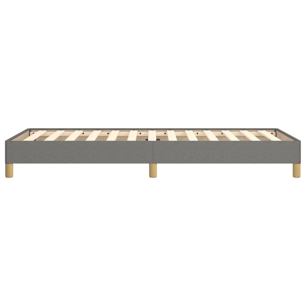 Bedframe zonder matras 90x200 cm stof donkergrijs is nu te koop bij PeponiXL, paradijselijk wonen!