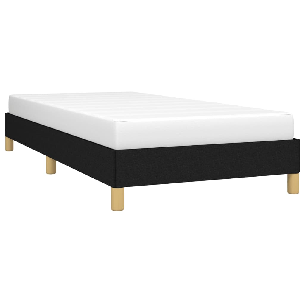 Bedframe zonder matras 90x200 cm stof zwart is nu te koop bij PeponiXL, paradijselijk wonen!
