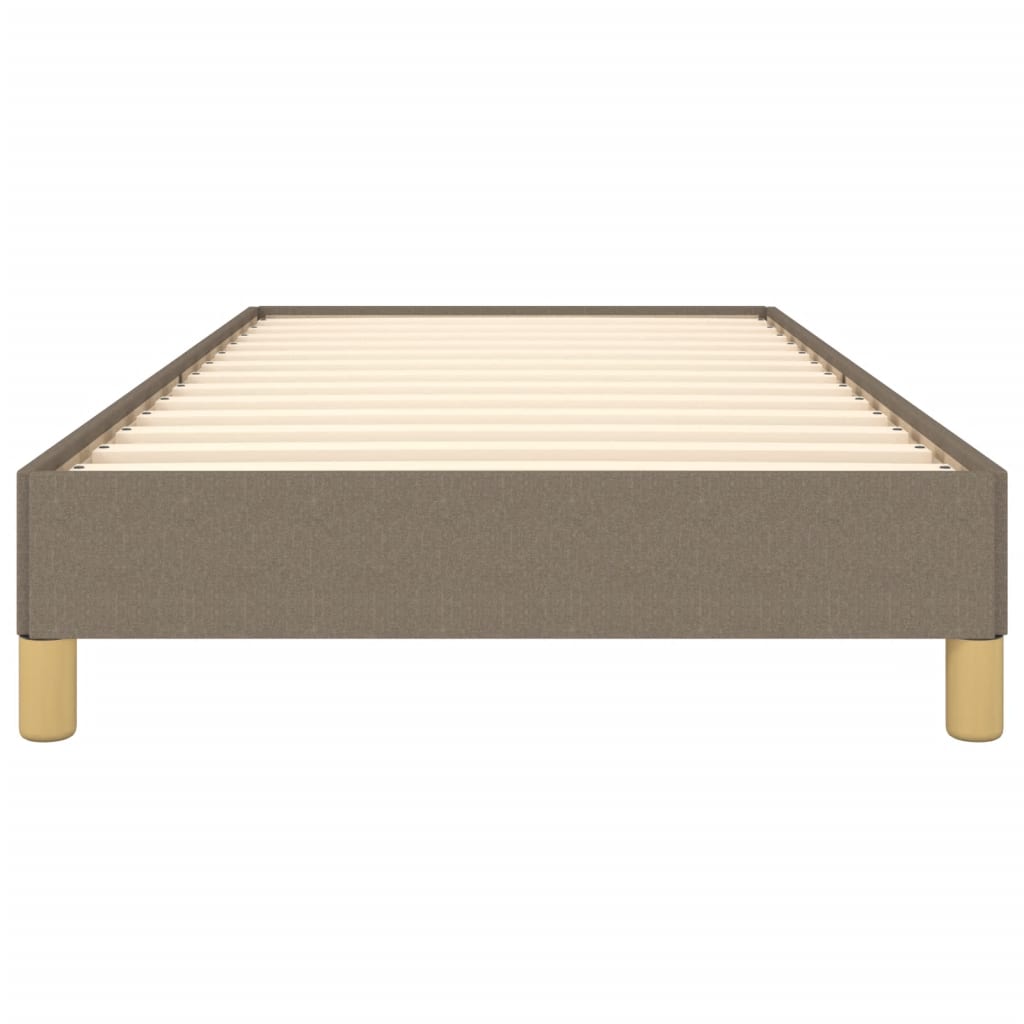 Bedframe zonder matras 90x200 cm stof taupe is nu te koop bij PeponiXL, paradijselijk wonen!