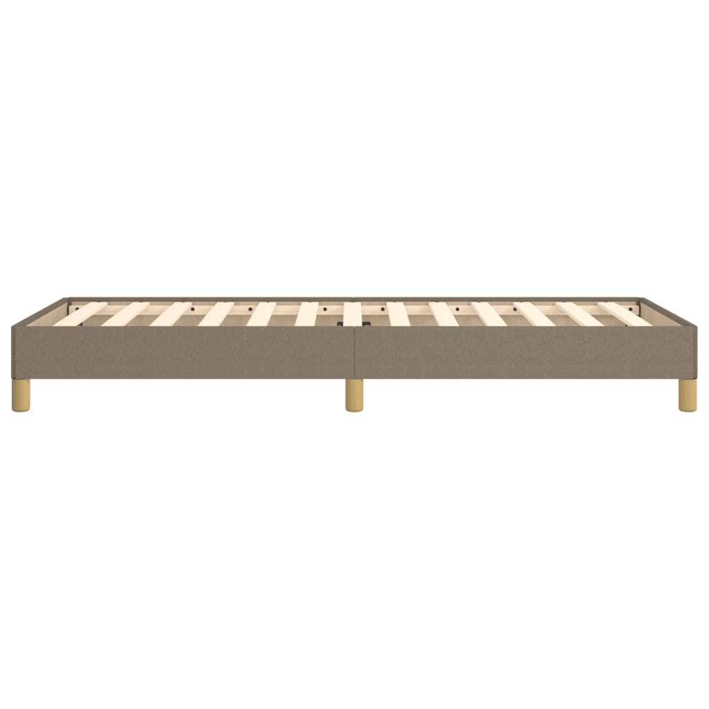 Bedframe zonder matras 90x200 cm stof taupe is nu te koop bij PeponiXL, paradijselijk wonen!