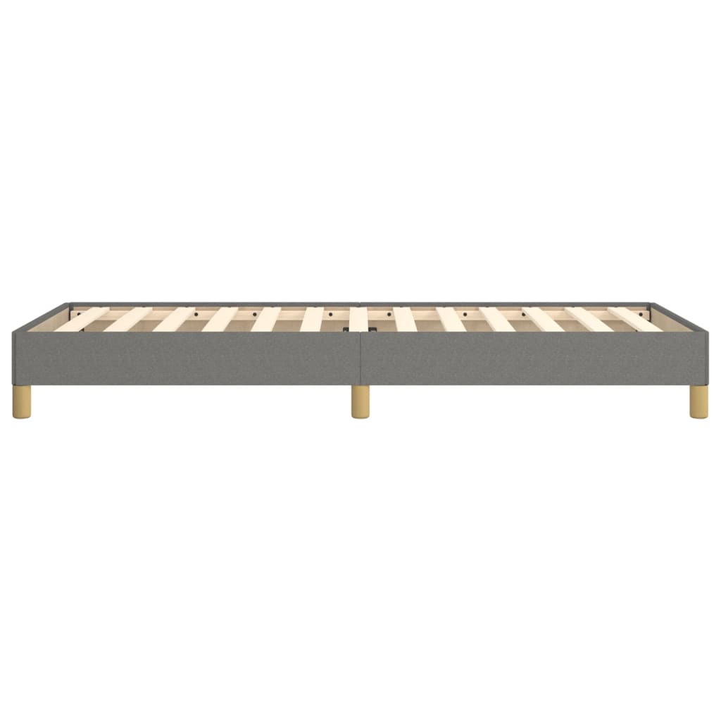 Bedframe zonder matras 100x200 cm stof donkergrijs is nu te koop bij PeponiXL, paradijselijk wonen!
