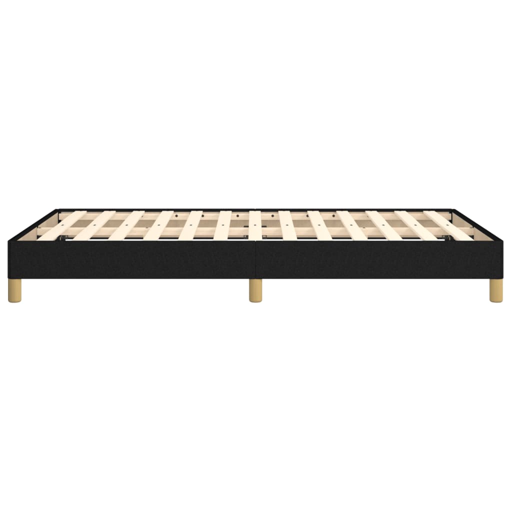 Bedframe zonder matras 120x200 cm stof zwart is nu te koop bij PeponiXL, paradijselijk wonen!